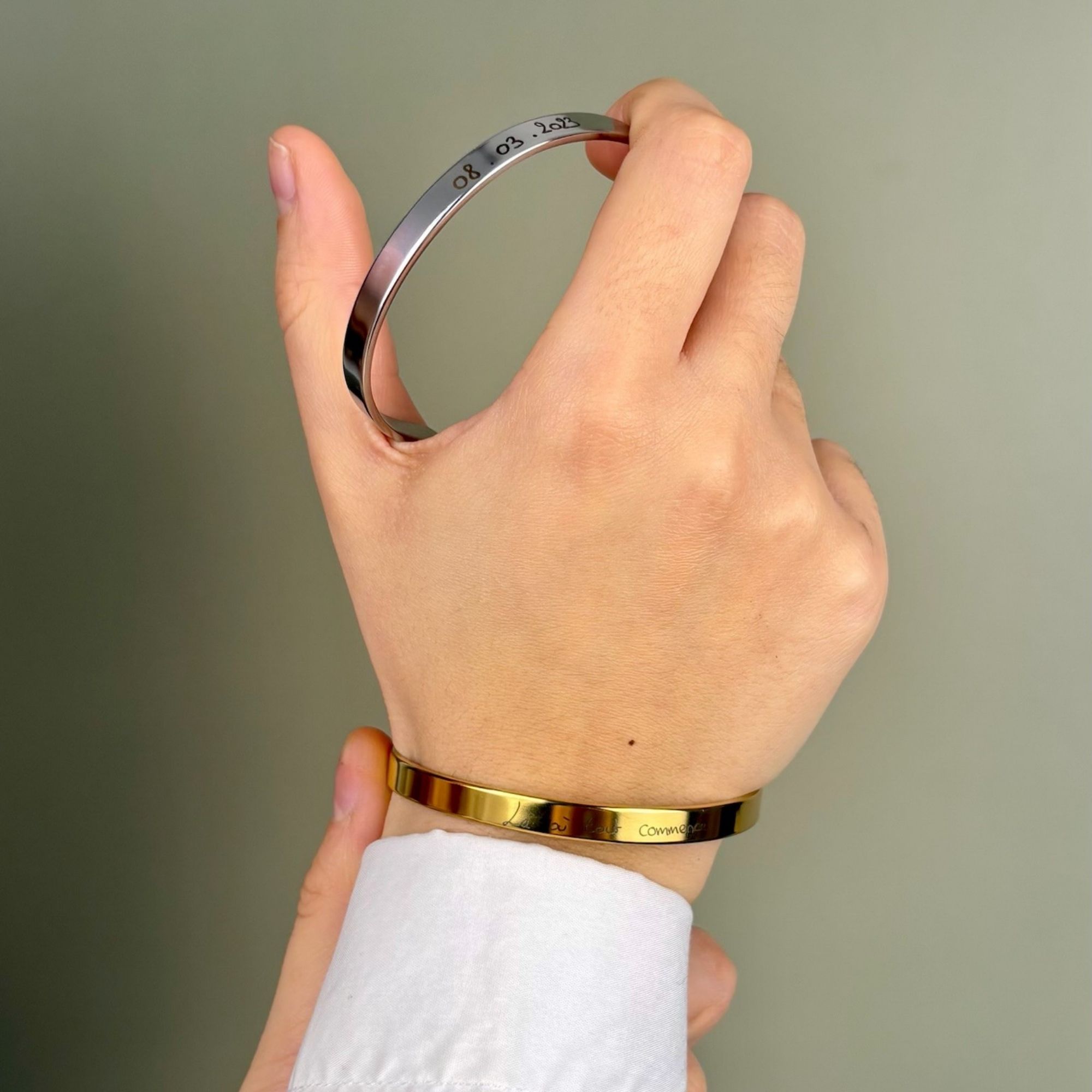 L’Éternel – Bracelet manuscrit personnalisé