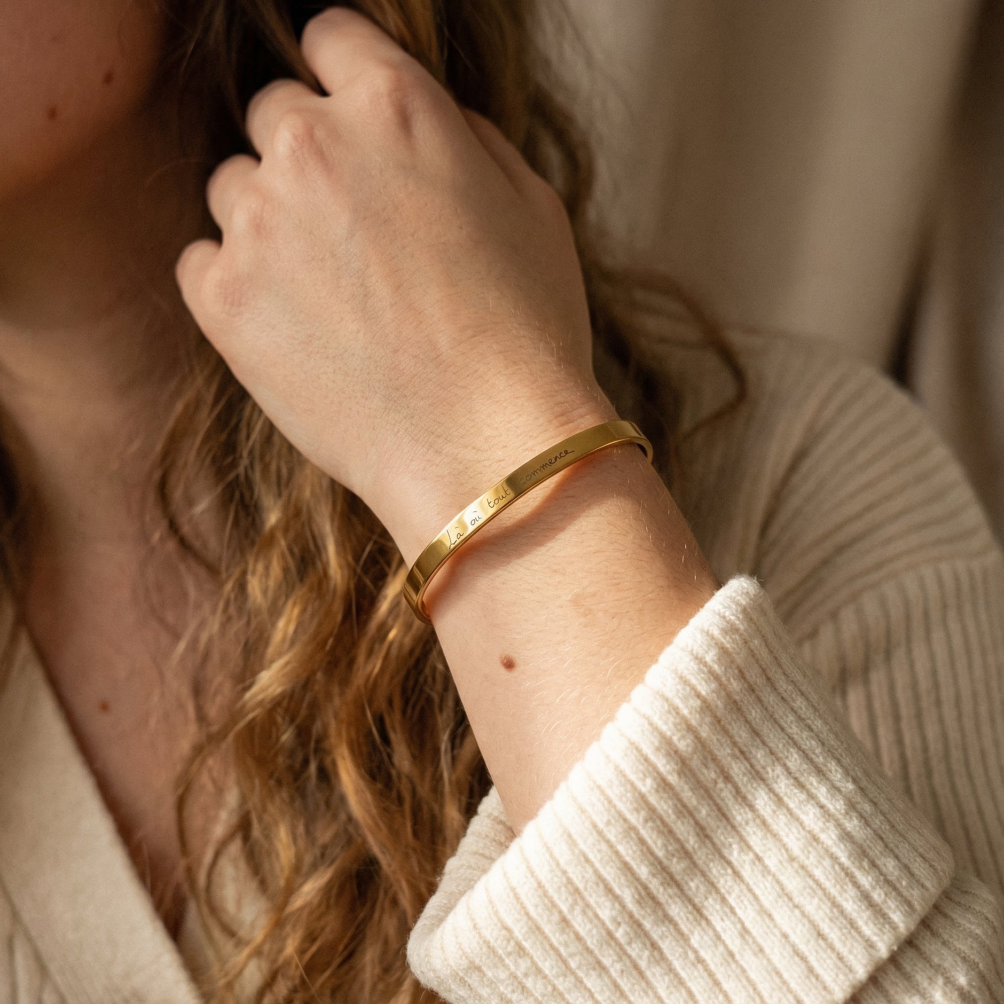 Bracelet manuscrit personnalisé