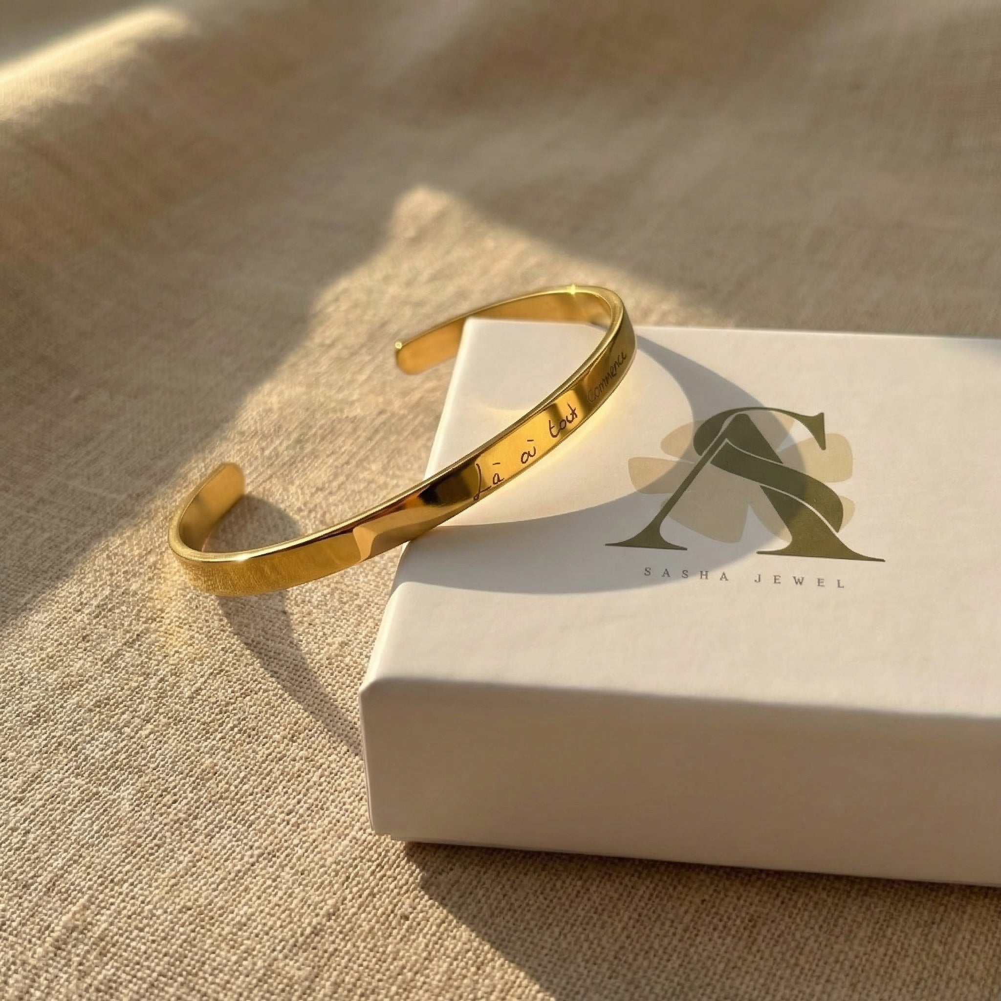 Bracelet manuscrit personnalisé