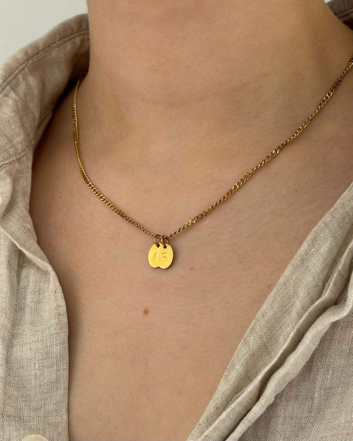Collier You & Me duo - Ovale