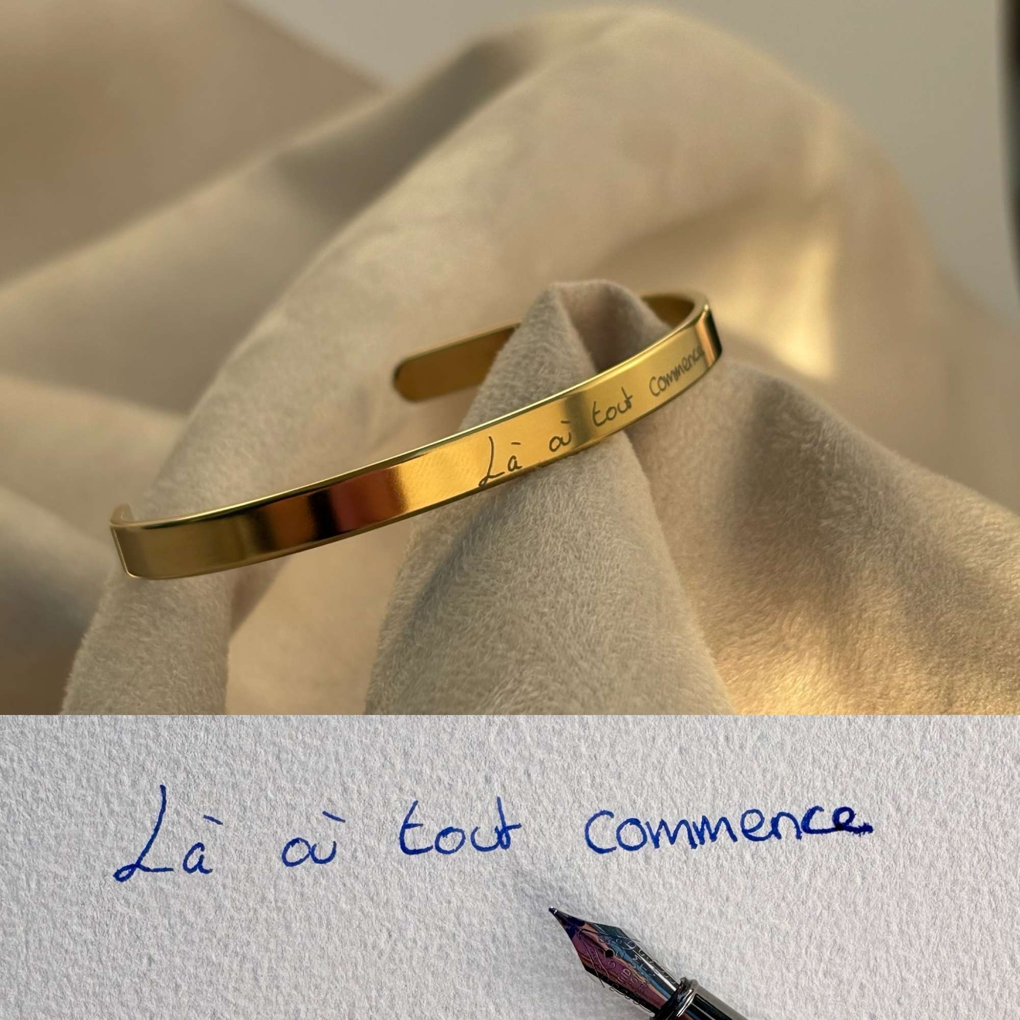 L’Éternel – Bracelet manuscrit personnalisé