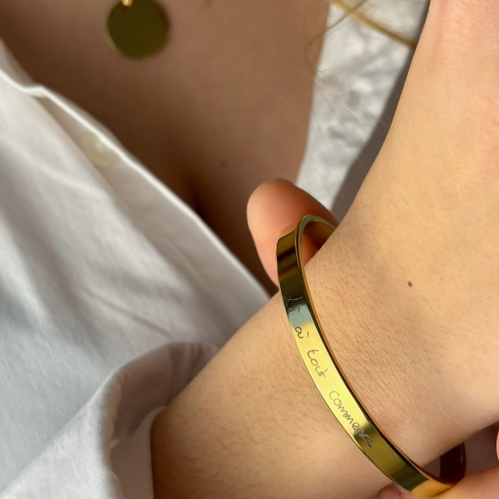 L’Éternel – Bracelet manuscrit personnalisé