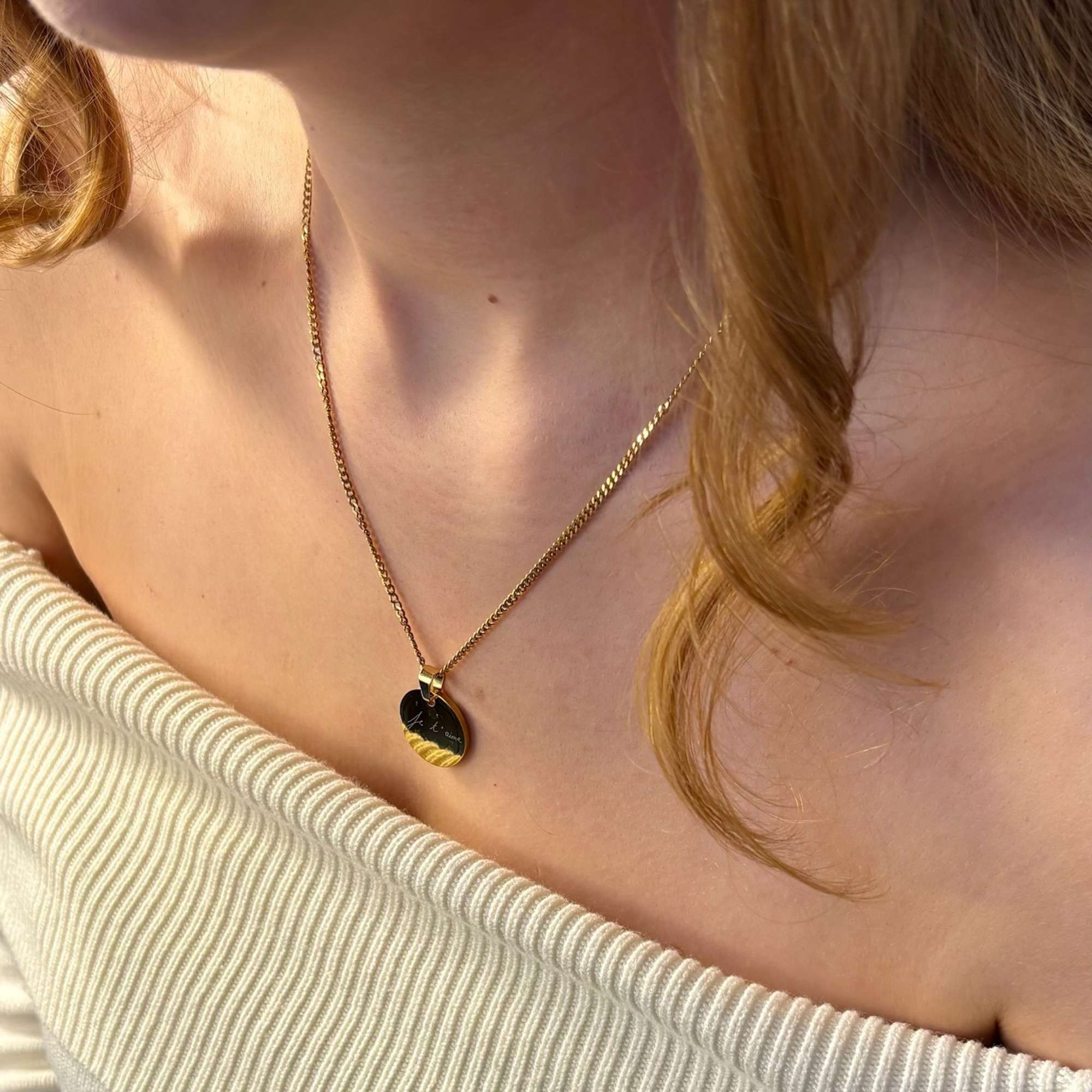 L'Éternel – Collier manuscrit personnalisé