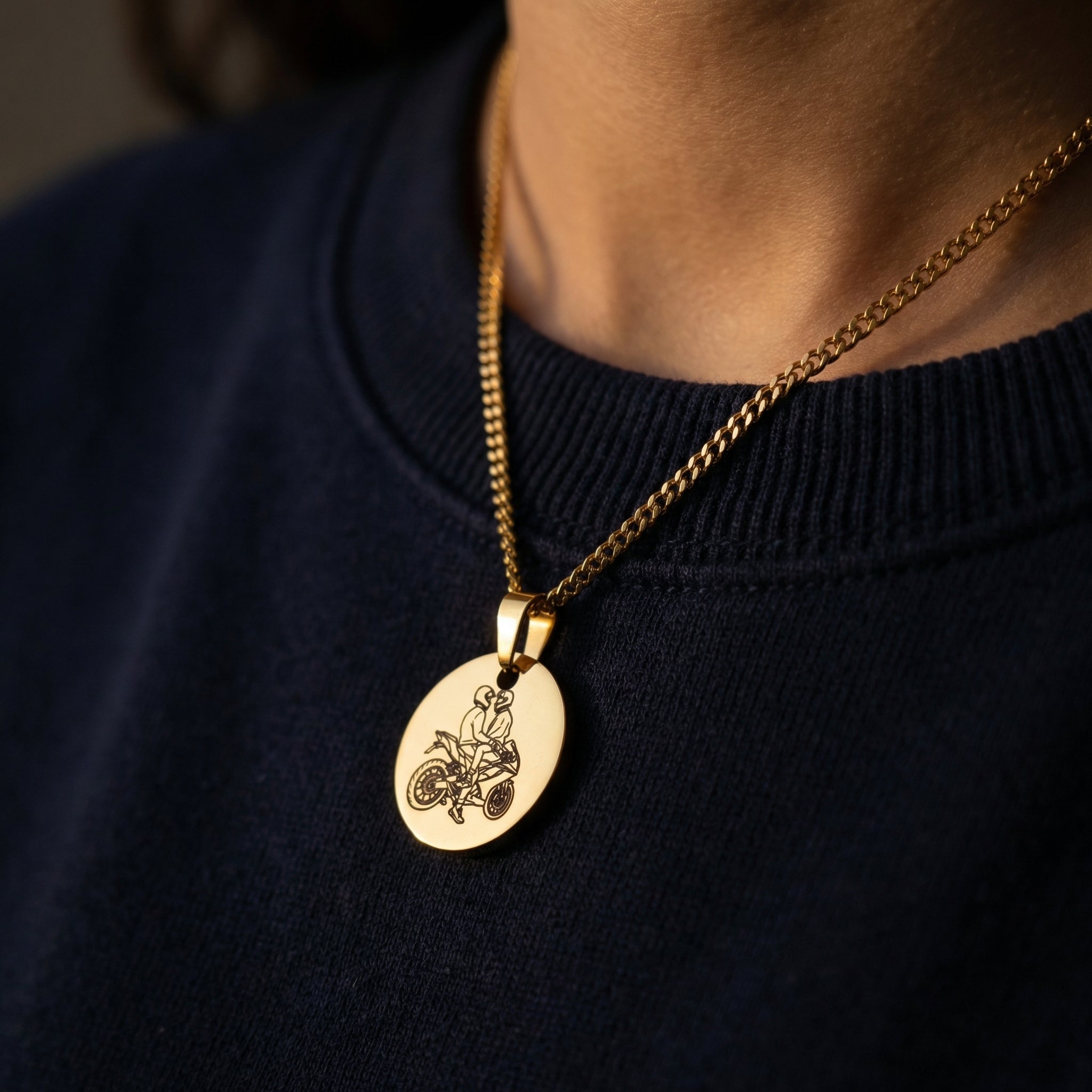 Collier Line Art Personnalisé